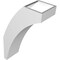 Ekena Millwork 5 1/2-in. W x 12-in. D x 20-in. H Thorton Architectural Grade PVC Knee Brace BRCP055X12X20THR - alternate 2